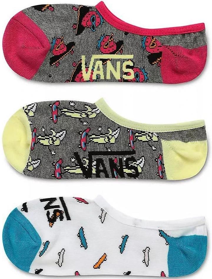 Dámské nízké ponožky Vans Skate Fruit (3 páry)
