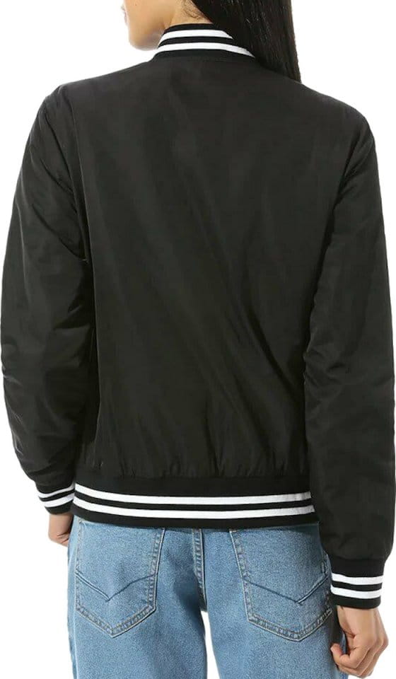 vans black bomber jacket