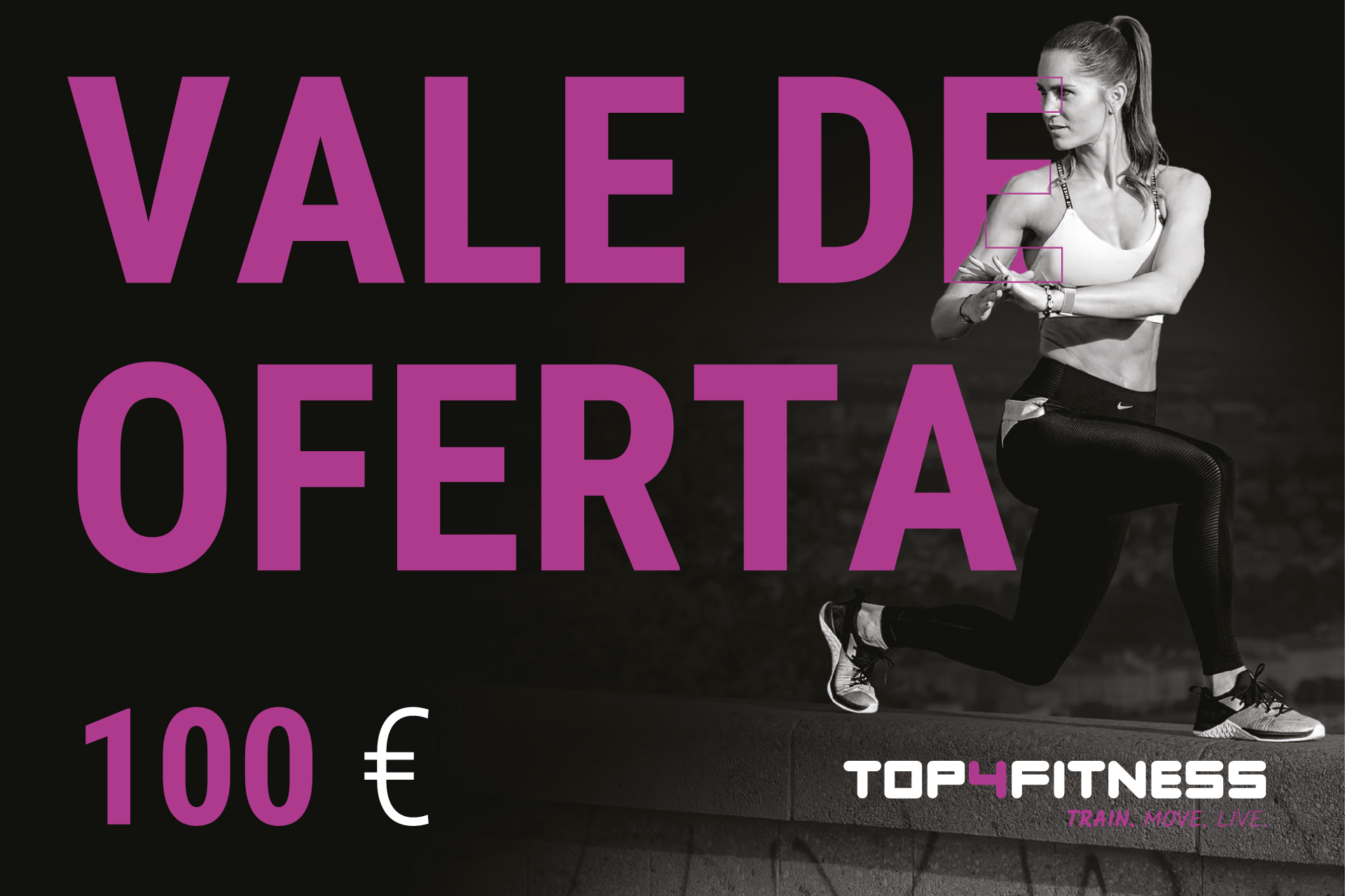 Top4fitness Vale de oferta no valor de 100€