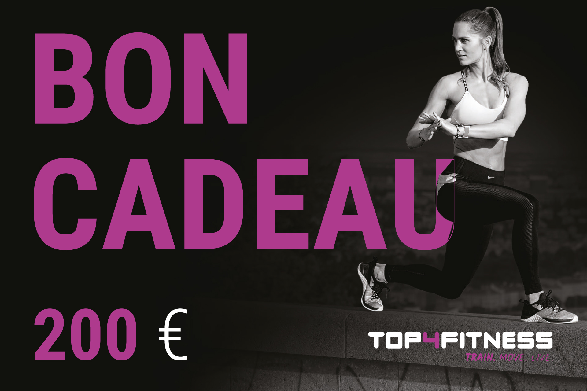 Bon d'achat Top4fitness d'une valeur de 200€