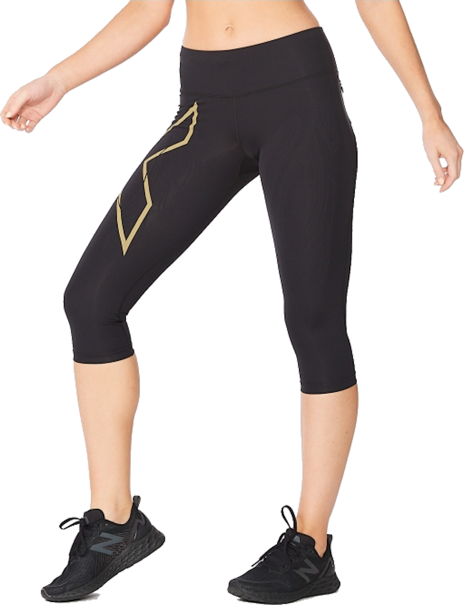 Tajice 2XU LIGHT SPEED MID-RISE COMPRESSION 3/4 TIGHTS