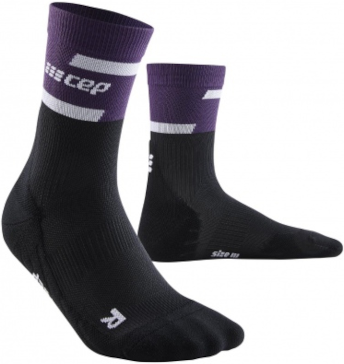 Calcetines CEP the run socks, mid-cut