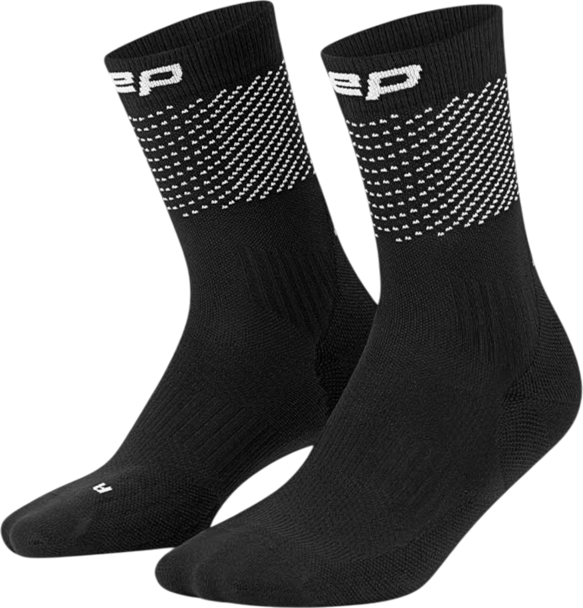 CEP Reflective Pro 3.0 mid-cut Sokken, IV, Zwart