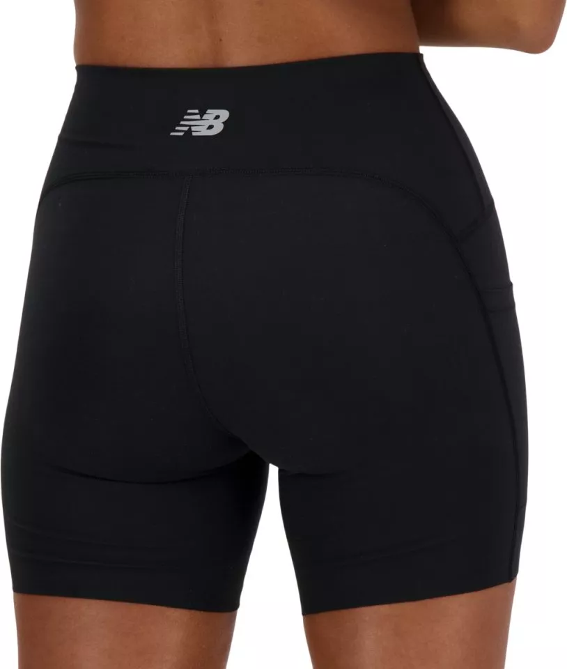 Shortsit New Balance Sleek Pocket High Rise Short 6