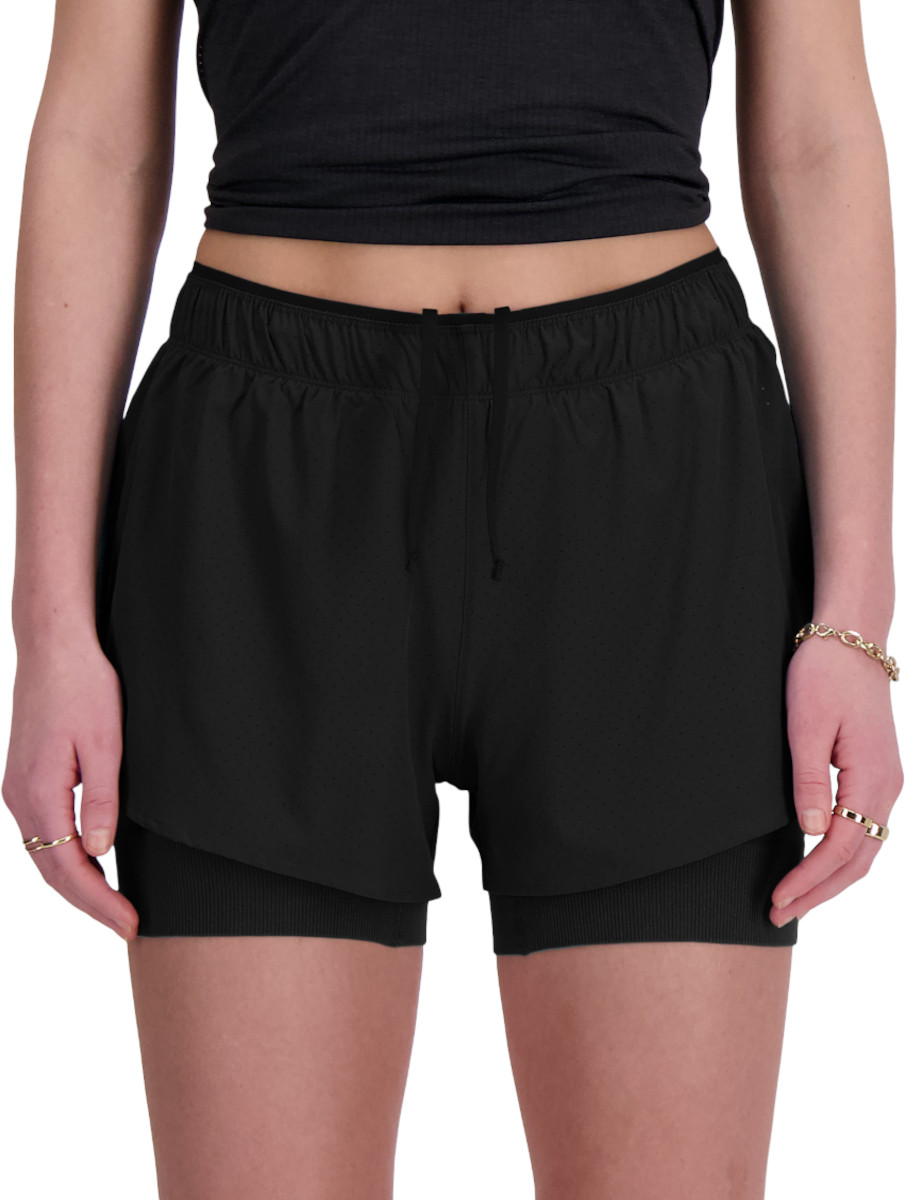 Shorts New Balance Impact Run 3 Feminino Preto