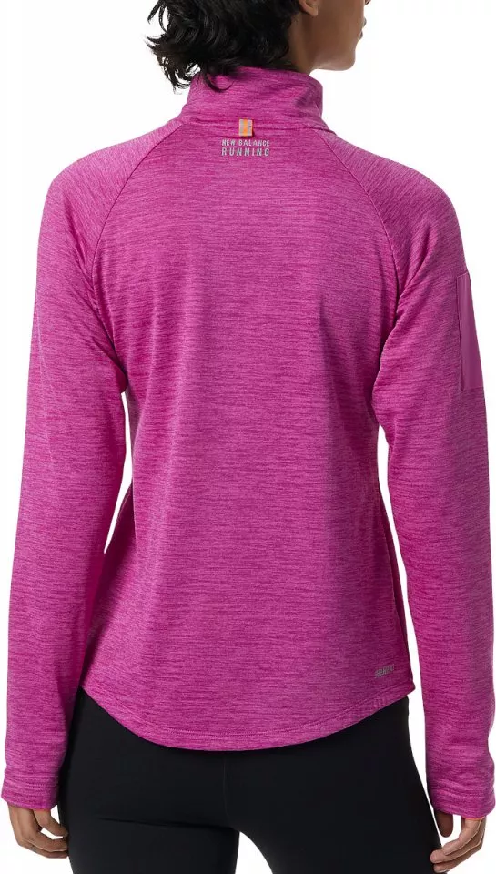 Long-sleeve T-shirt New Balance NB Heat Grid Half Zip