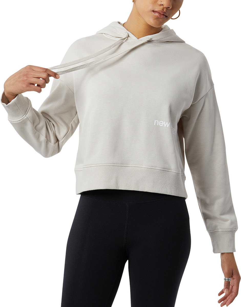 Sweatshirt med hætte New Balance Essentials Hoodie