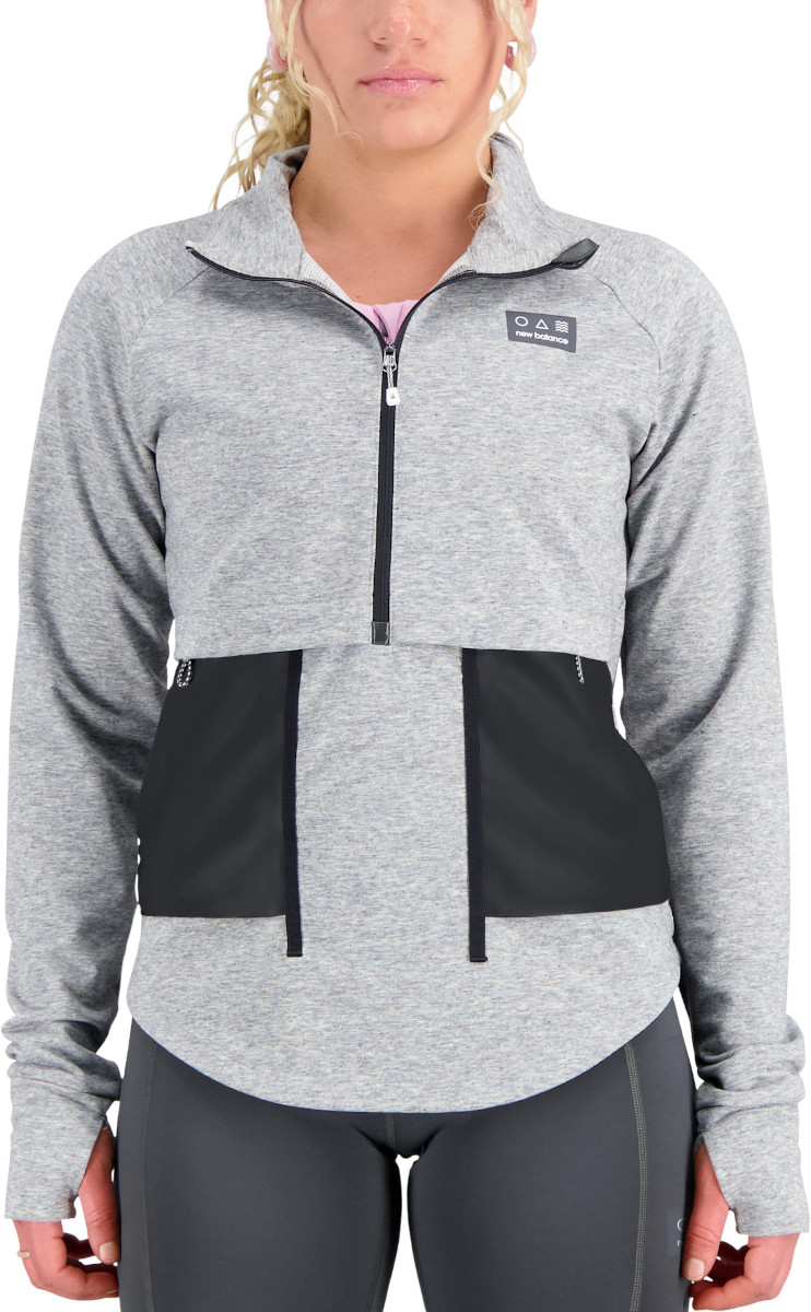 Sweatshirt New Balance Impact Run AT half-zip top