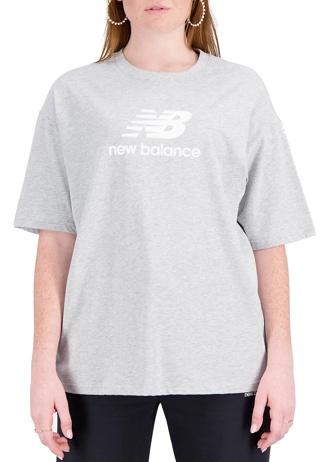 Tricou New Balance Essentials Stacked Logo