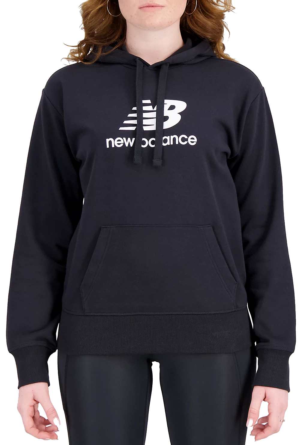 Hoodie New Balance Essentials Stacked Logo