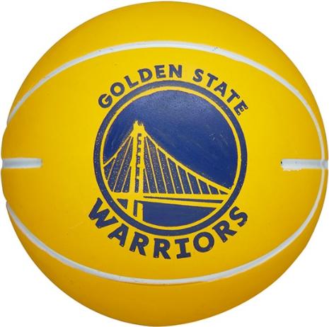 Basketbalový míč Wilson NBA Dribbler Golden State Warriors