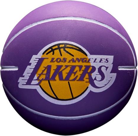 Basketbalový míč Wilson NBA Dribbler Los Angeles Lakers