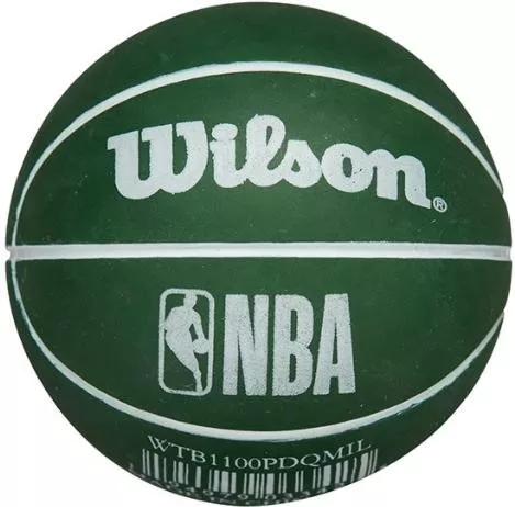 Basketbalový míč Wilson NBA Dribbler Milwaukee Bucks