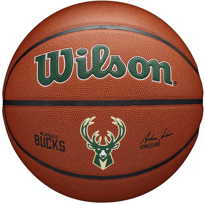 Basketbalový míč Wilson NBA Team Alliance Milwaukee Bucks