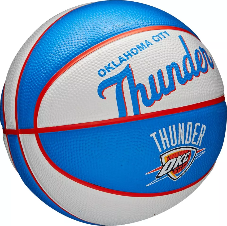 Ball Wilson NBA TEAM RETRO BASKETBALL MINI OKC THUNDER