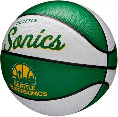Basketbalový míč Wilson NBA Team Retro Mini Seattle SuperSonics