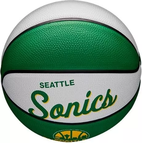 Basketbalový míč Wilson NBA Team Retro Mini Seattle SuperSonics