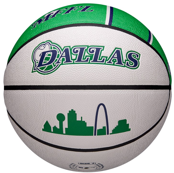 Basketbalový míč Wilson NBA Team City Collector Dallas Mavericks