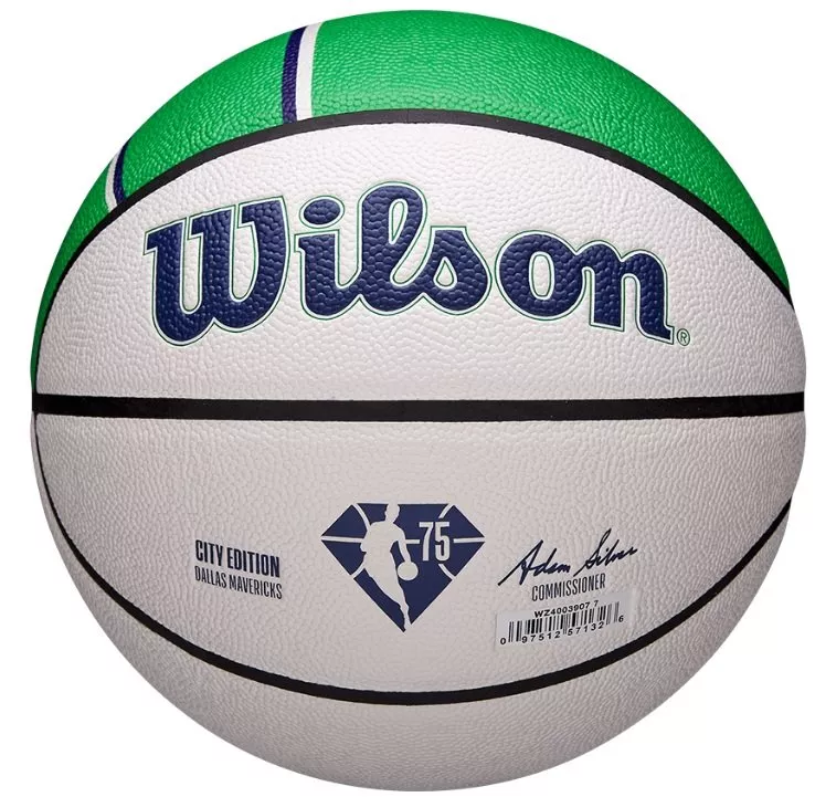 Basketbalový míč Wilson NBA Team City Collector Dallas Mavericks