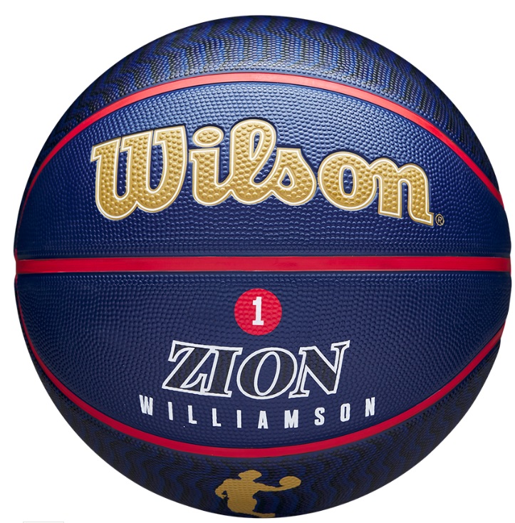 Basketbalový míč Wilson NBA Player Icon Outdoor Zion Williamson