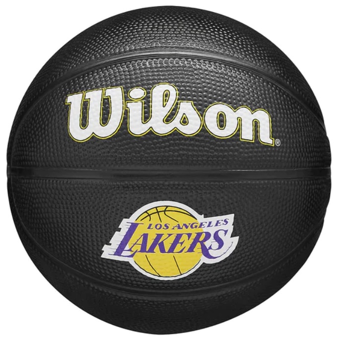 Basketbalový míč Wilson NBA Team Tribute Mini Los Angeles Lakers