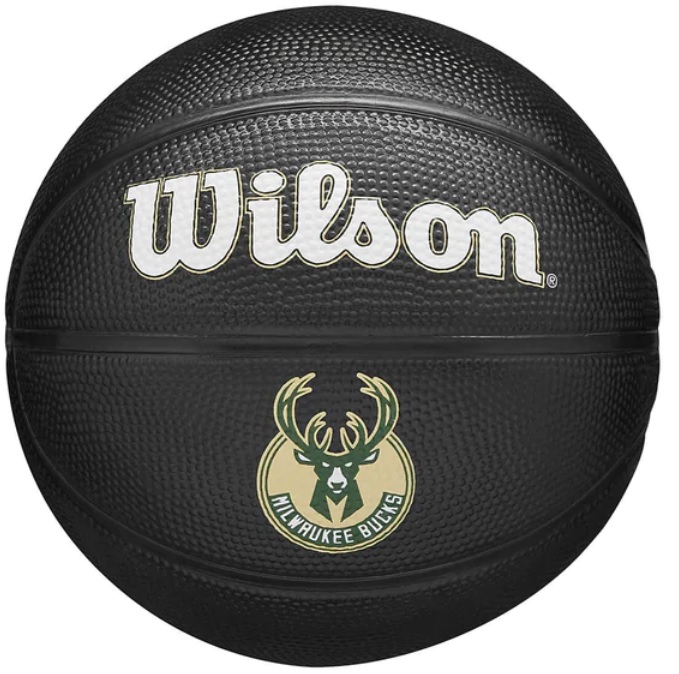 Basketbalový míč Wilson NBA Team Tribute Mini Milwaukee Bucks