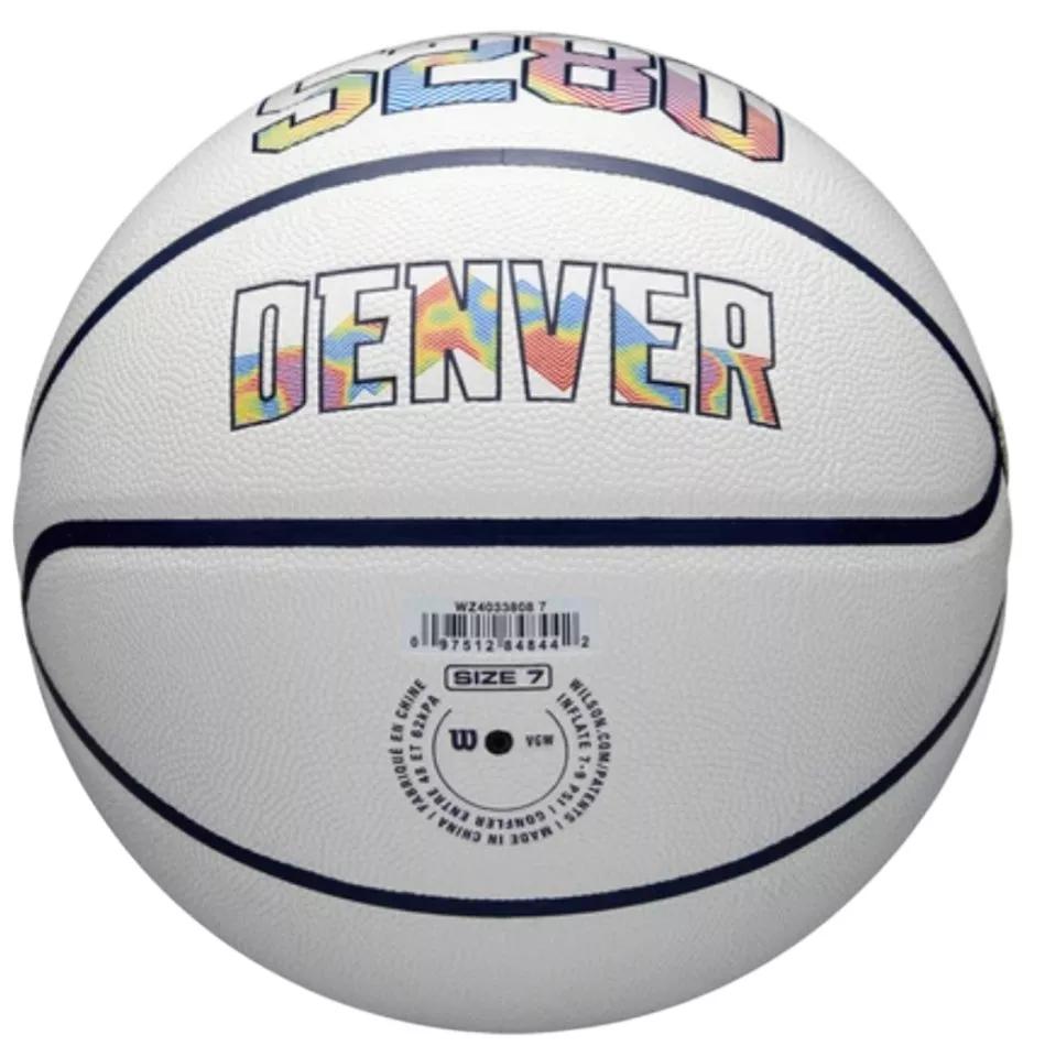 Wilson NBA Team City Collektor Denver Nuggets Match Ball Labda
