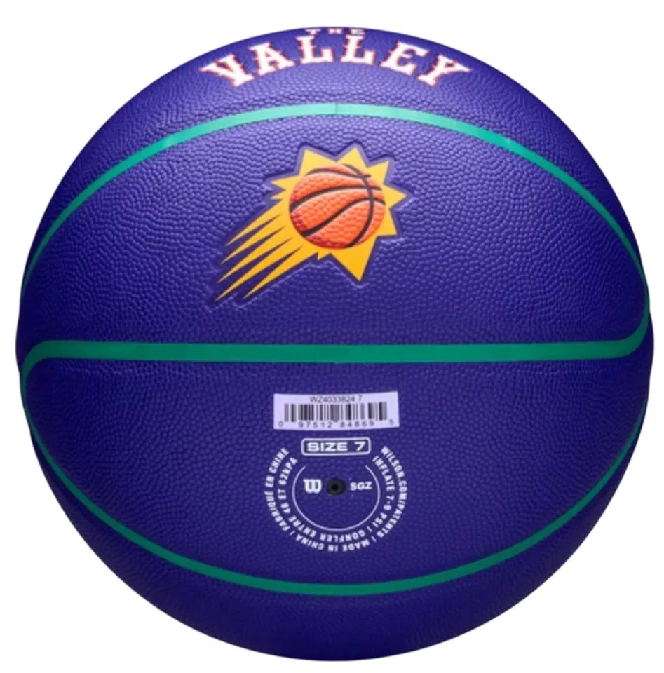 Minge Basketbalový Wilson NBA Team City Collektor Phoenix Suns 2024