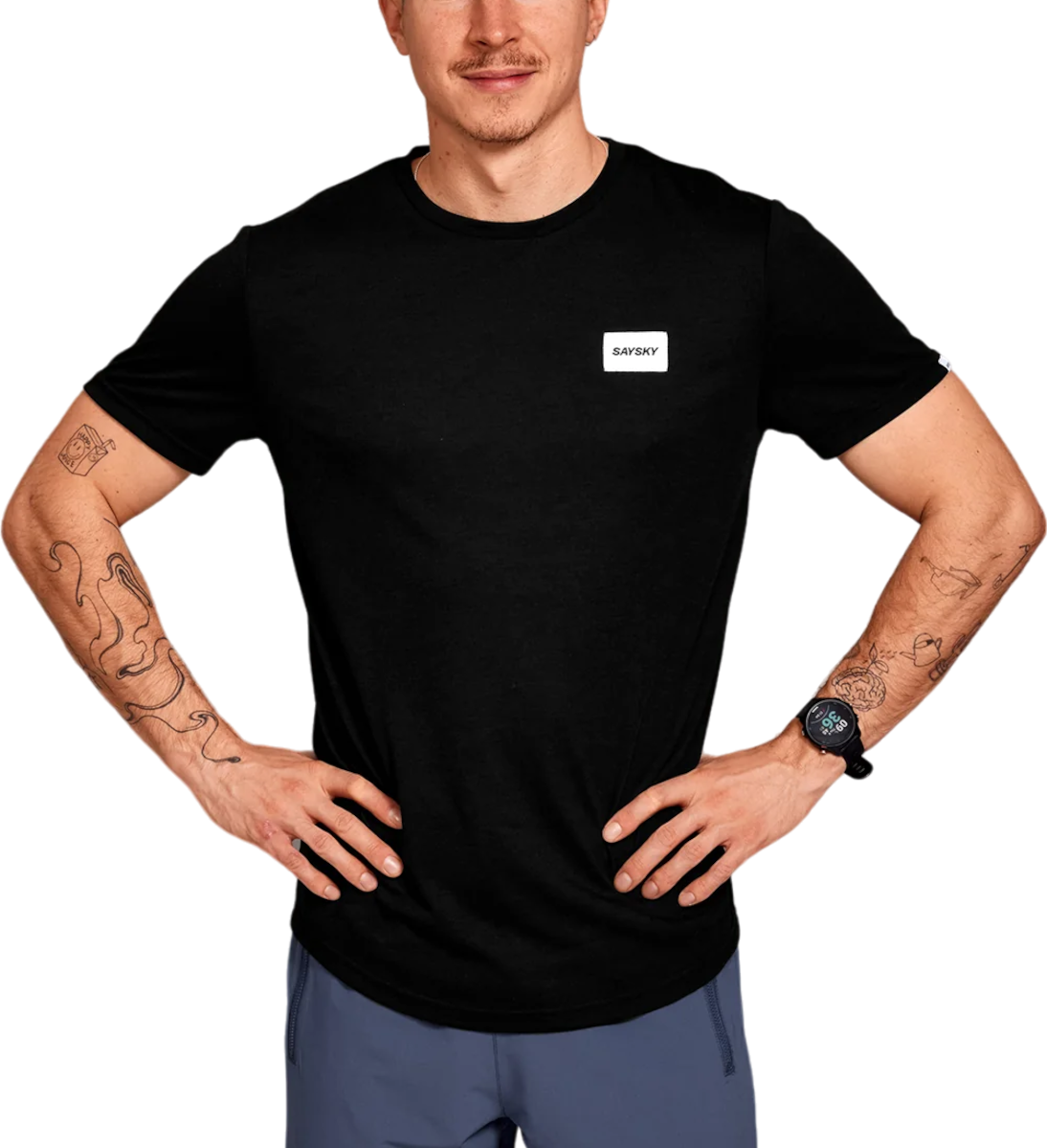 Unisex běžecké tričko s krátkým rukávem Saysky Clean Motion