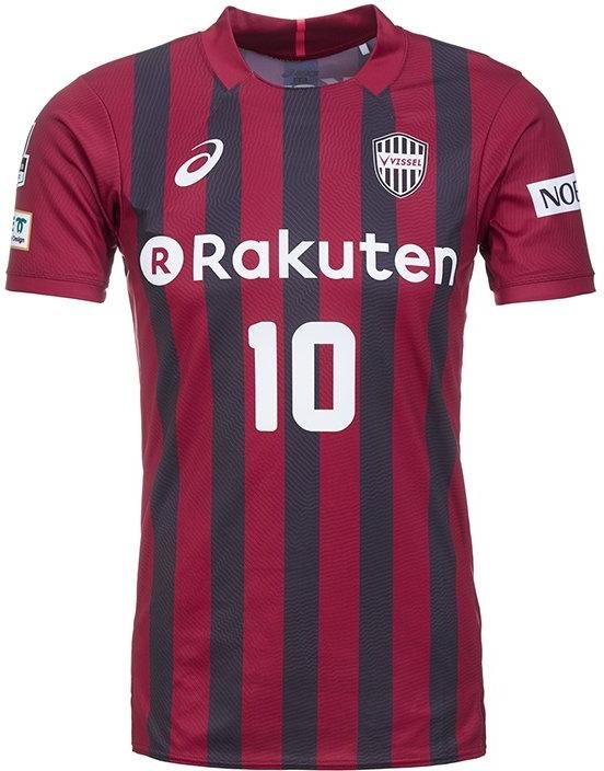 2019 Vissel Kobe Jersey Shirt Home RAKUTEN Asics J-league Podolski #10 M  BNWT