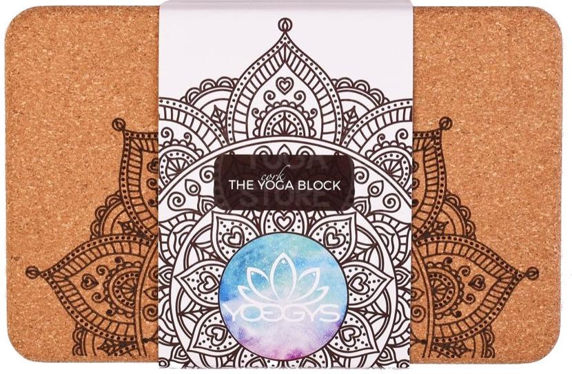 Joga blok YOGGYS CORK YOGA BLOCK